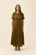 Anita Maxi Dress from Isle of Mine - Olive