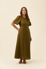 Anita Maxi Dress from Isle of Mine - Olive