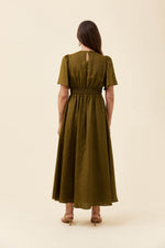 Anita Maxi Dress from Isle of Mine - Olive