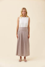 Lyndell Maxi Skirt from Isle of Mine - Taupe