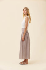 Lyndell Maxi Skirt from Isle of Mine - Taupe