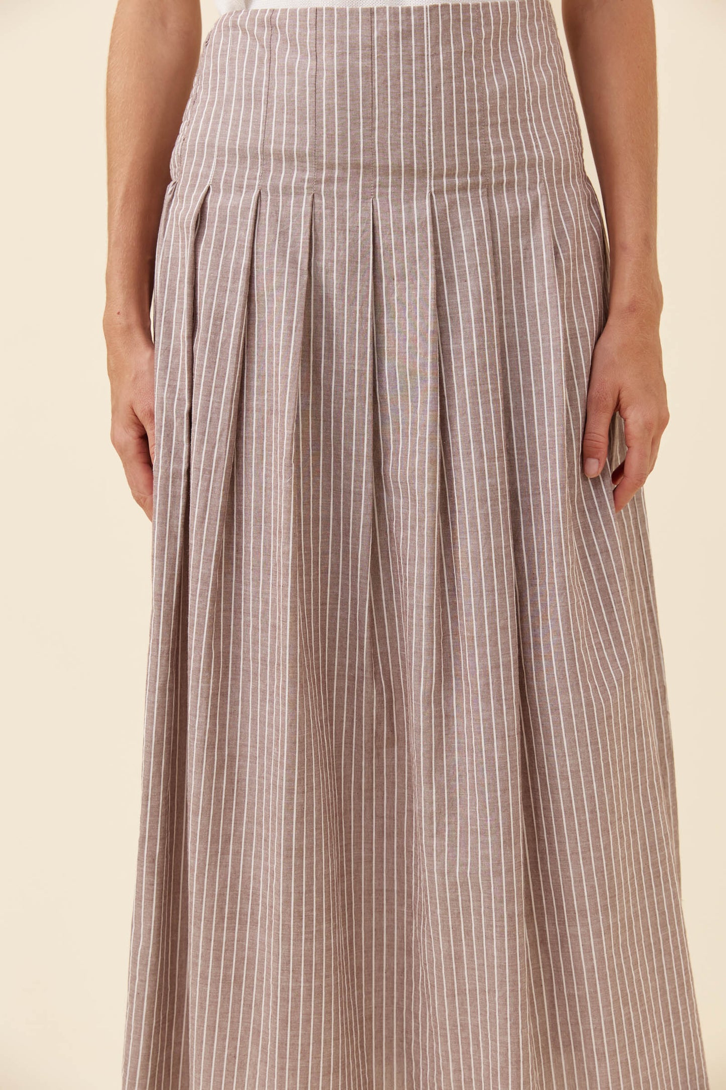 Lyndell Maxi Skirt from Isle of Mine - Taupe