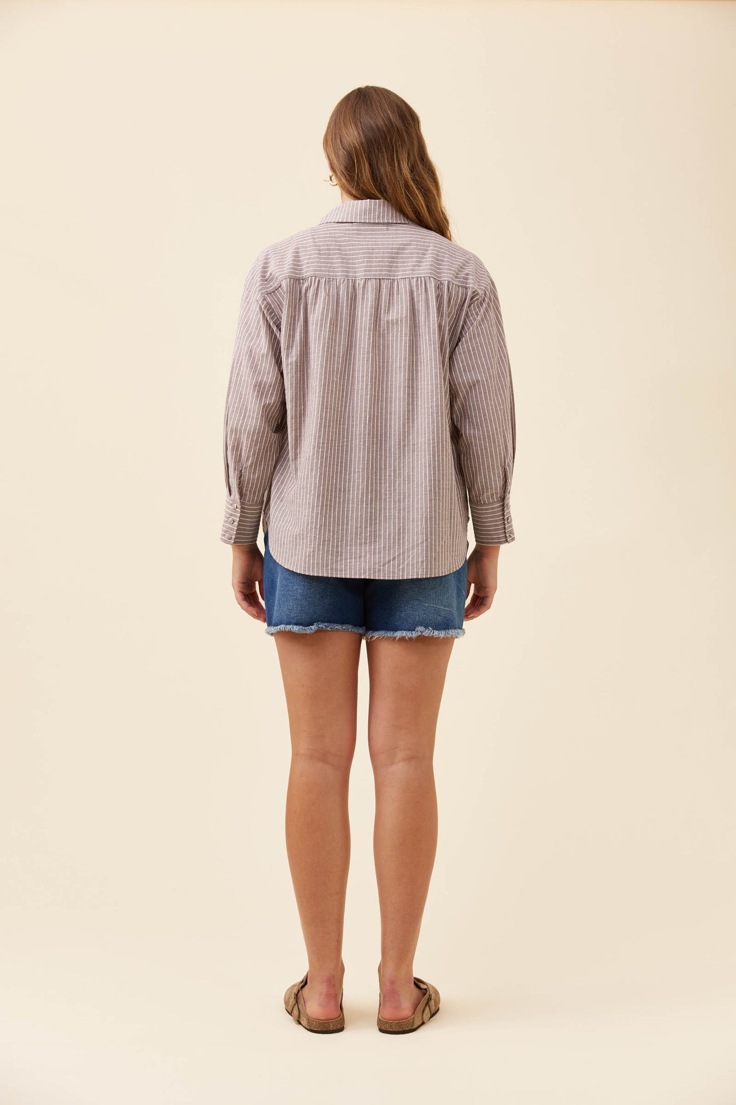 Lyndell Shirt from Isle of Mine - Taupe