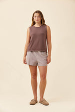 Haser Tank Top from Isle of Mine - Taupe