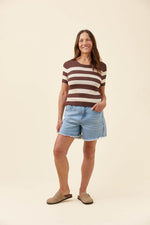 Marcelle T-shirt from Isle of Mine - Taupe