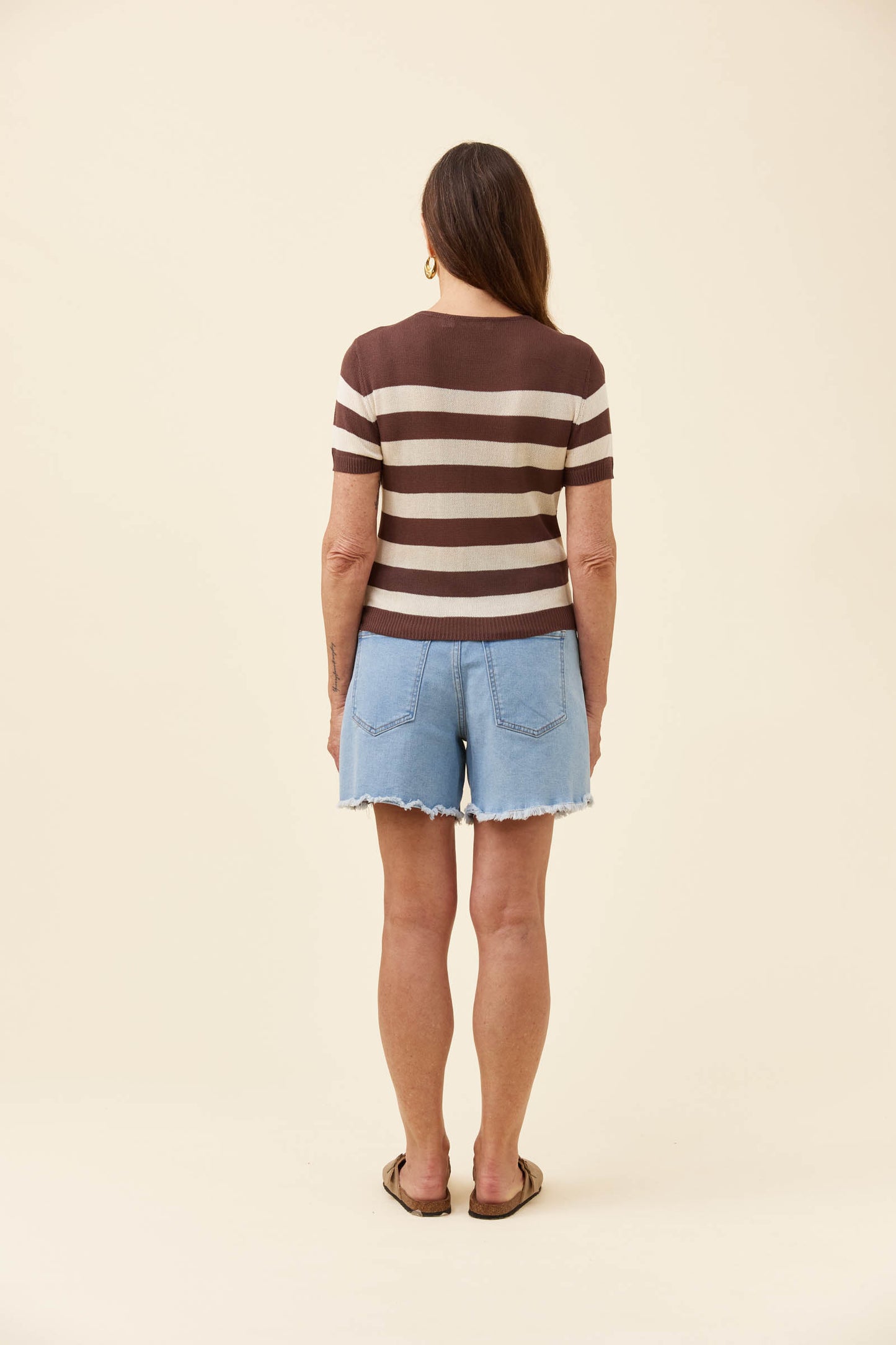 Marcelle T-shirt from Isle of Mine - Taupe