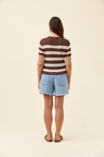 Marcelle T-shirt from Isle of Mine - Taupe