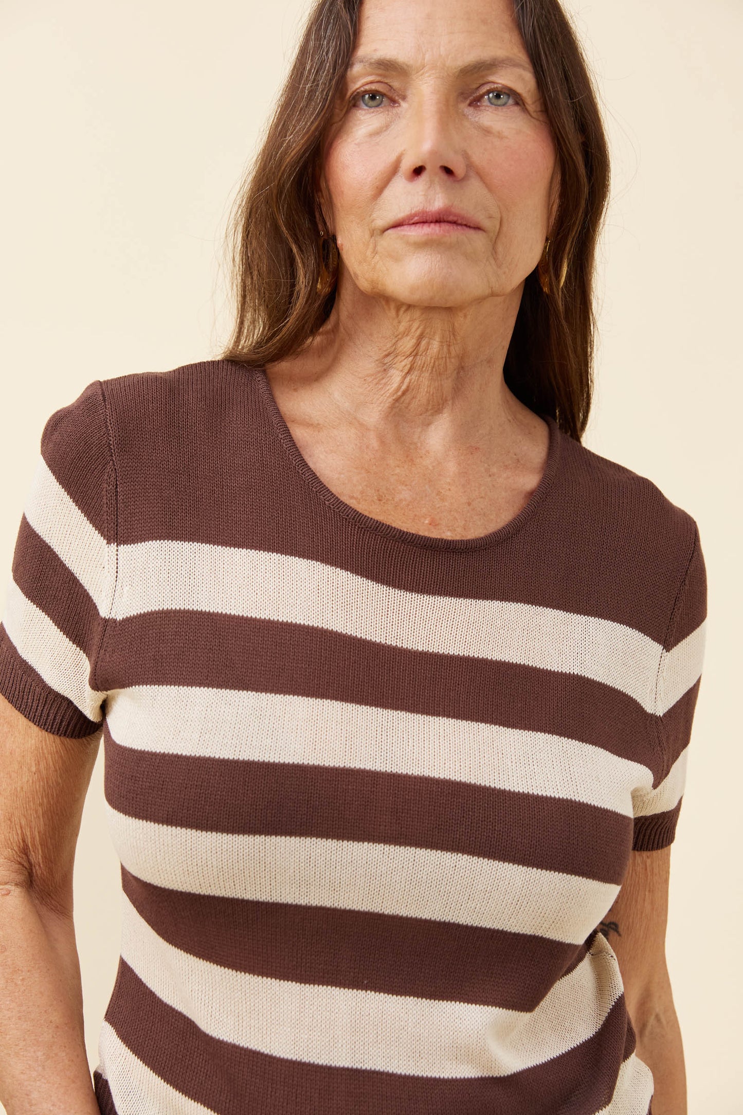 Marcelle T-shirt from Isle of Mine - Taupe