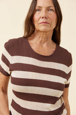 Marcelle T-shirt from Isle of Mine - Taupe