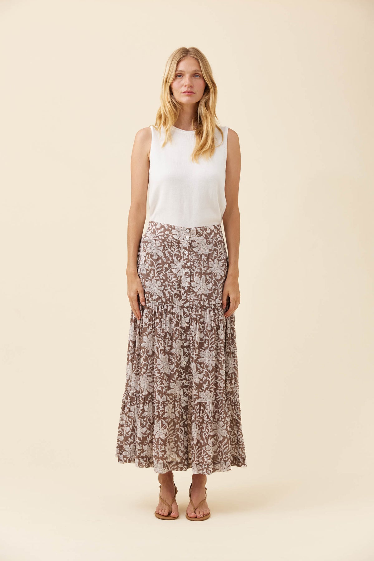 Wilma Skirt from Isle of Mine - Taupe