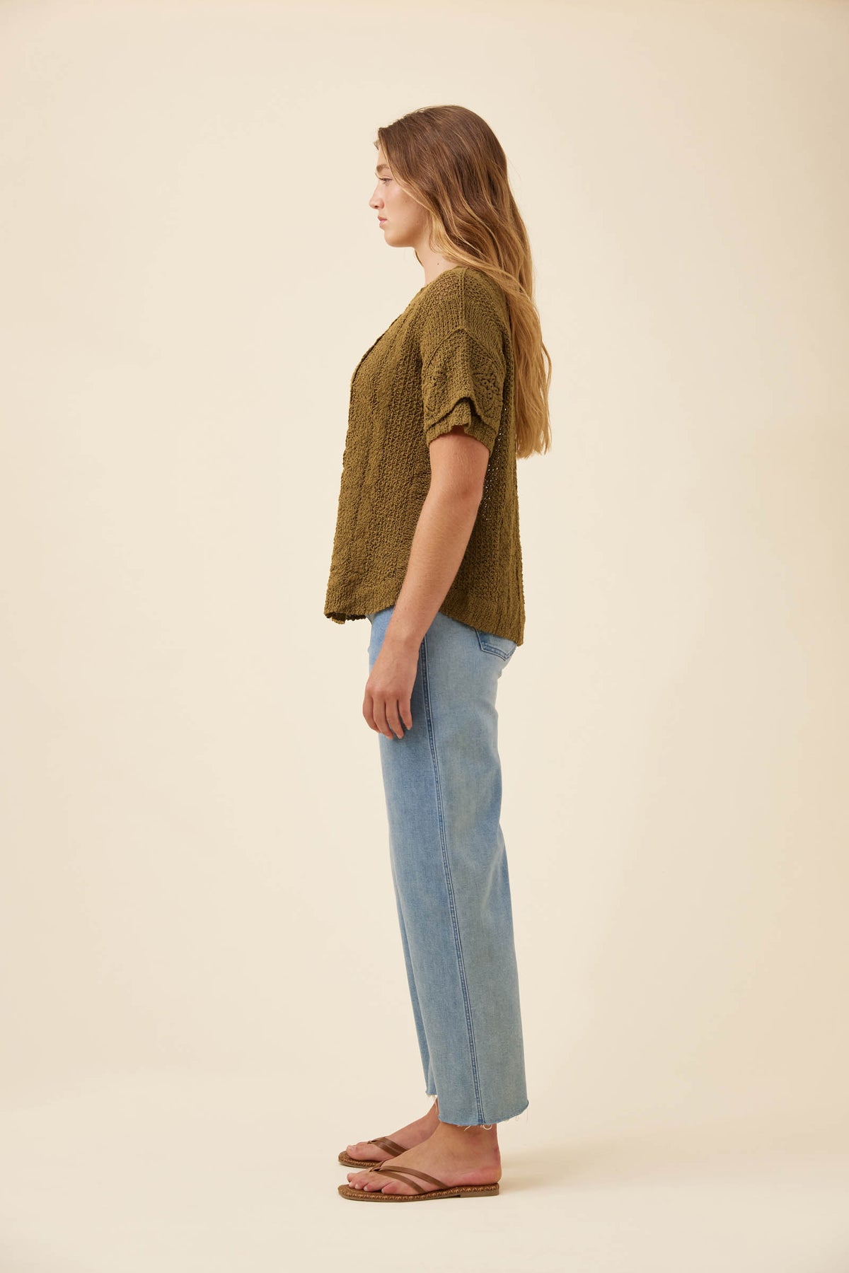 Maggie Crochet Top from Isle of Mine - Olive