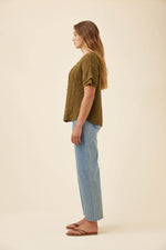 Maggie Crochet Top from Isle of Mine - Olive