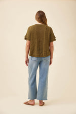 Maggie Crochet Top from Isle of Mine - Olive
