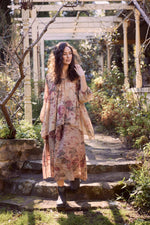 Ariel chiffon blouse - Antique Rose