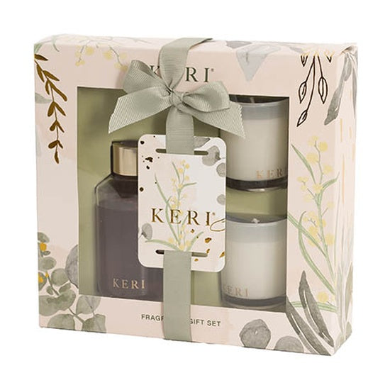 Candle & Diffuser Gift Set - Vanilla & Peach Blossom