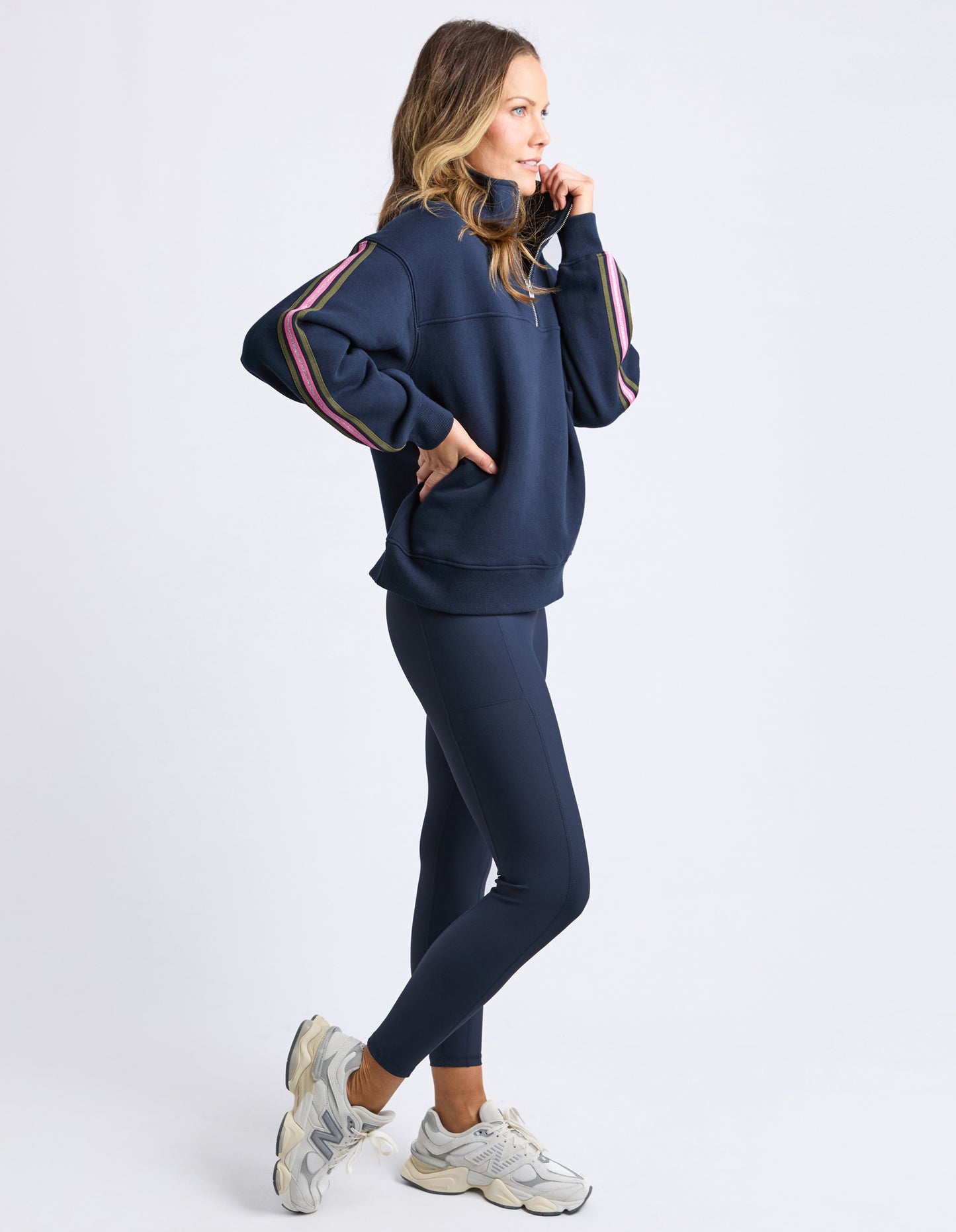 VARSITY ZIP CREW from Foxwood clothing