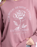 Foxwood Established Rose Crew Dusty Rose