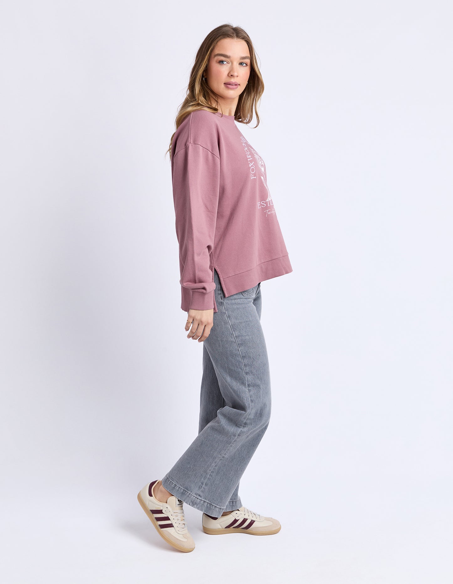 Foxwood Established Rose Crew Dusty Rose