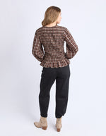 Coco Check Top from Foxwood