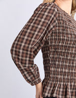 Coco Check Top from Foxwood