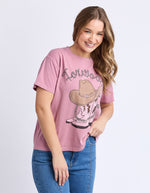 Bandit Tee from Foxwood in Rosewood Pink