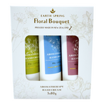 Earth Spring Floral Bouquet -Trio of hand creams