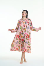 Long Sleeve Cotton Nightie - Arabella MD-757FF