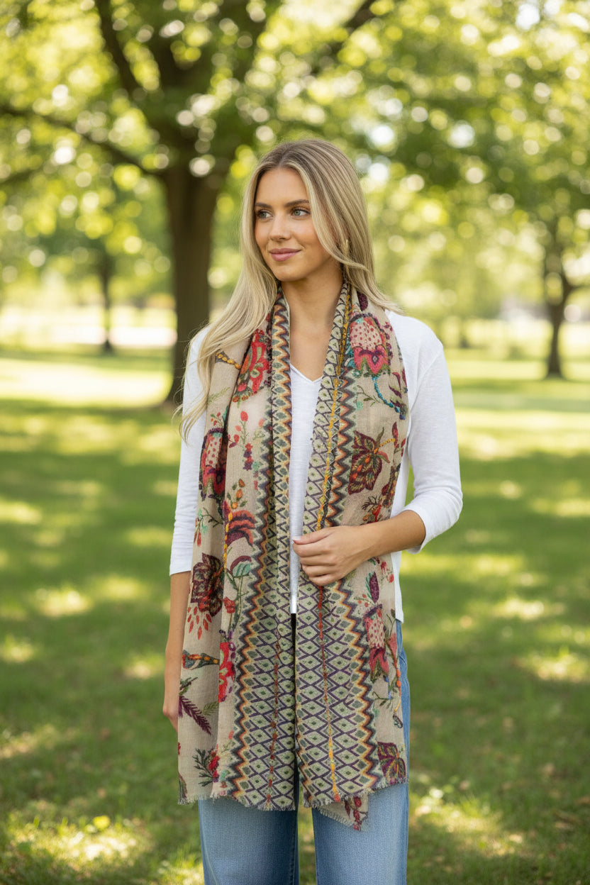 Botanic Scarf from Humidity Lifestyle