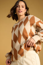 Casablanca Lurex Jumper - Sand/Dune
