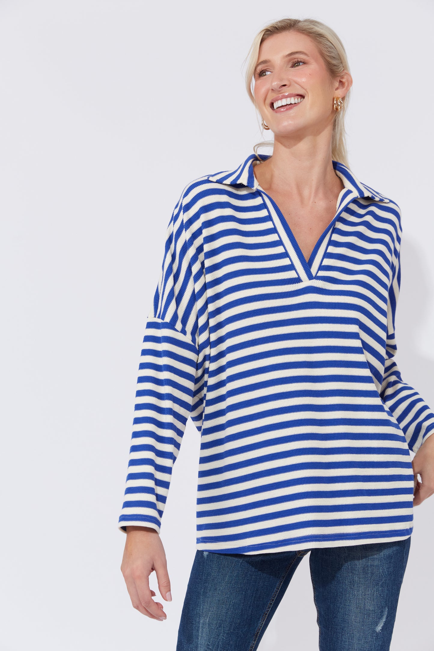 La Paz Top - Cobalt