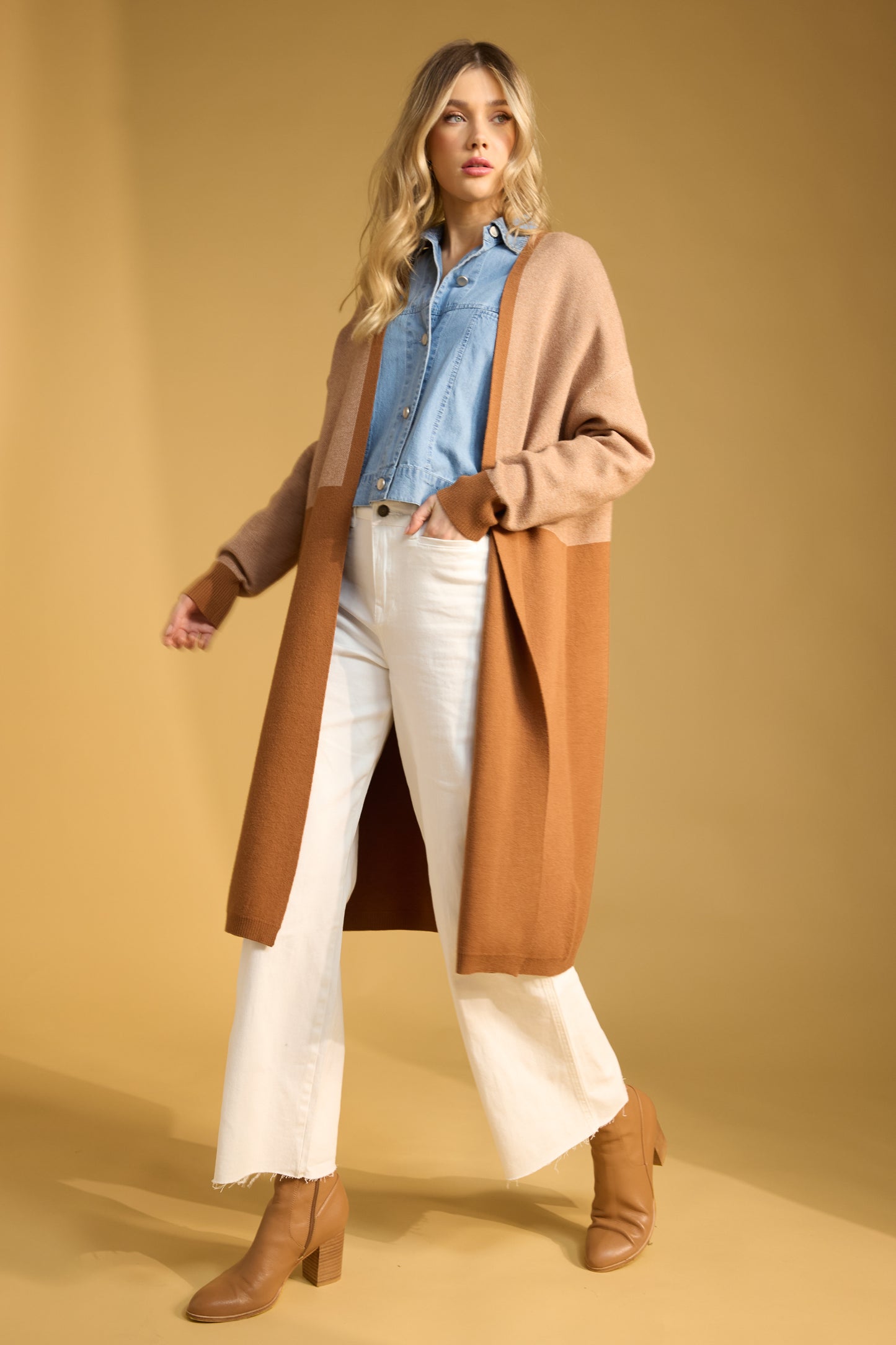 Cyprus Cardigan - Sand/Dune