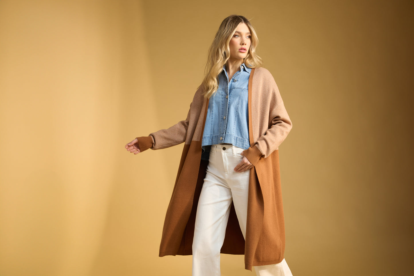 Cyprus Cardigan - Sand/Dune