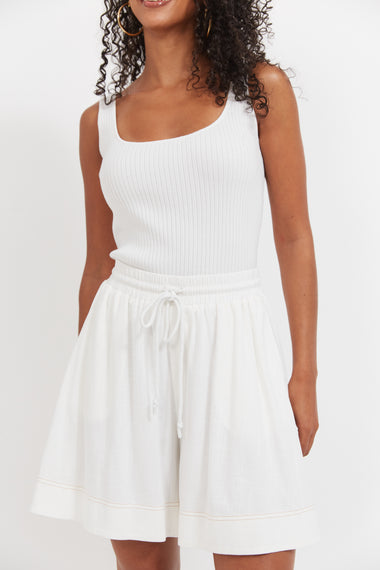 Bahama Short - White