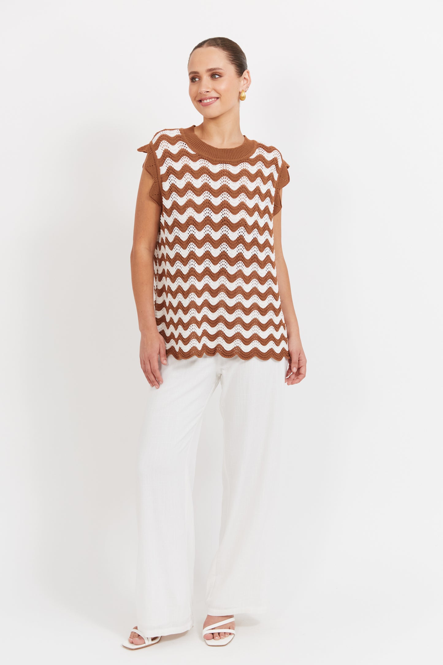 Jamaica Knit Top - Tan