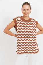 Jamaica Knit Top - Tan