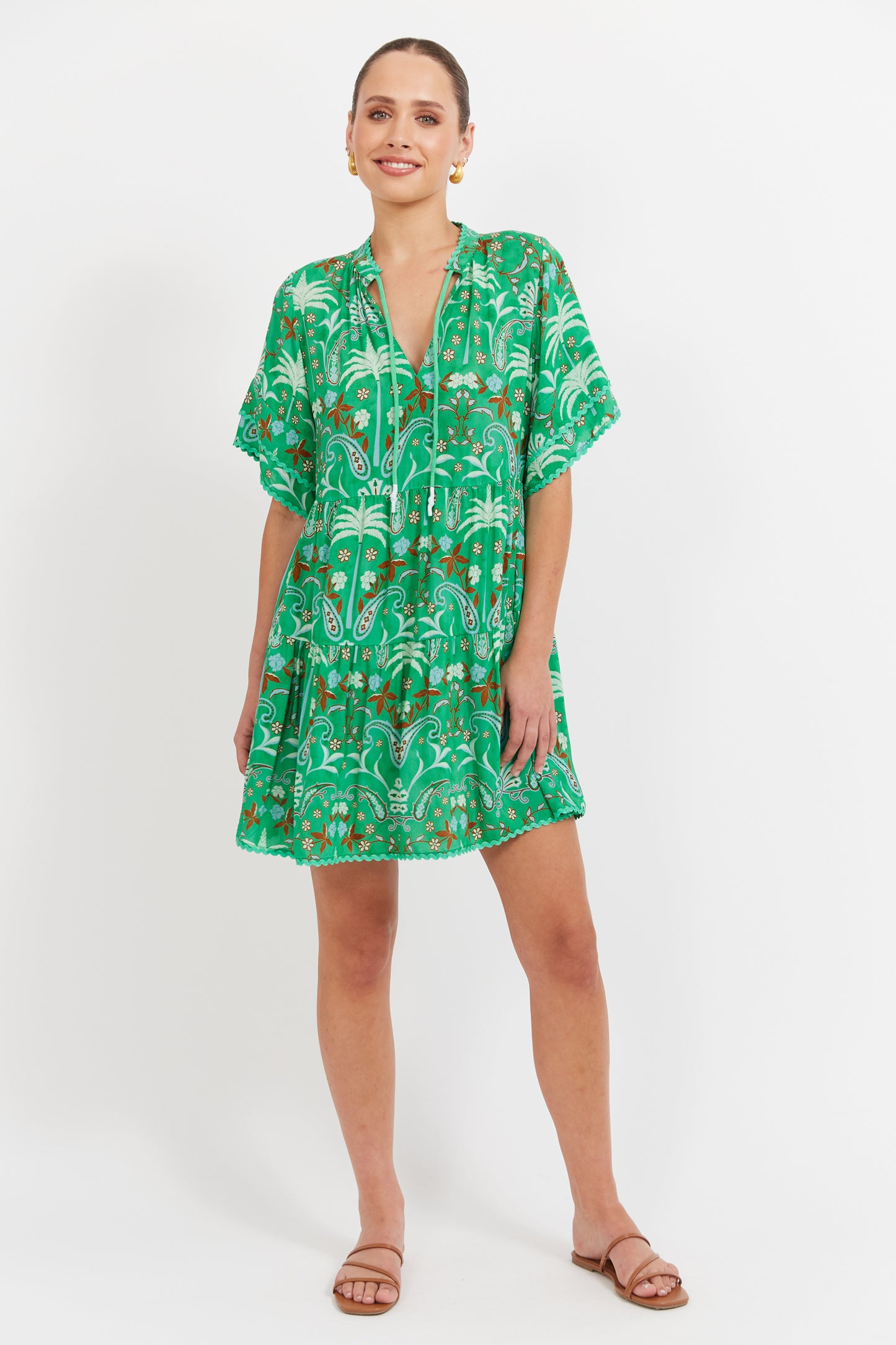 Haiti Dress - Palms