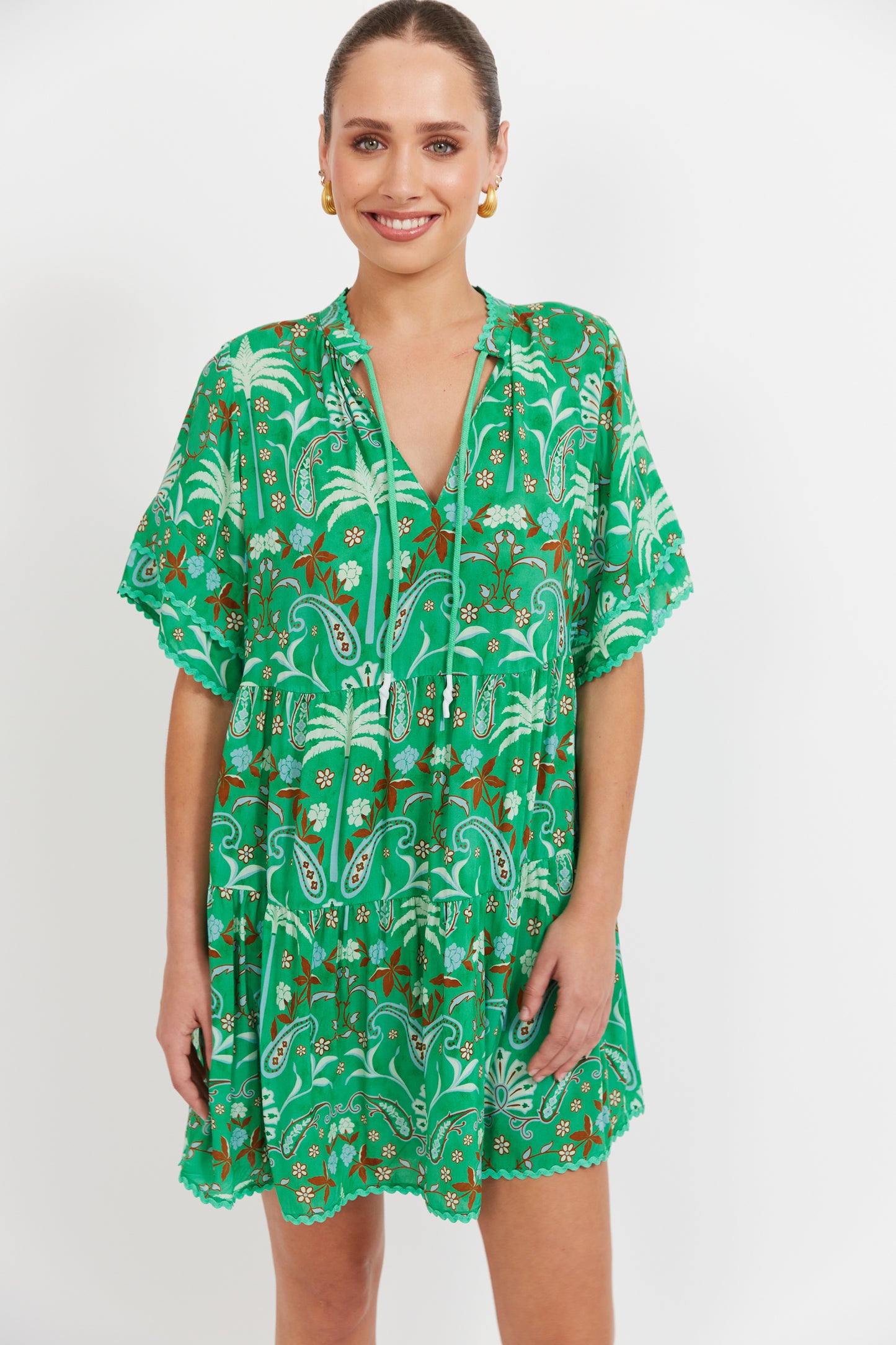 Haiti Dress - Palms
