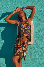 Cabana Mini Skirt - Brasil Black