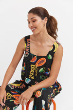 Cabana Tank - Brasil Black