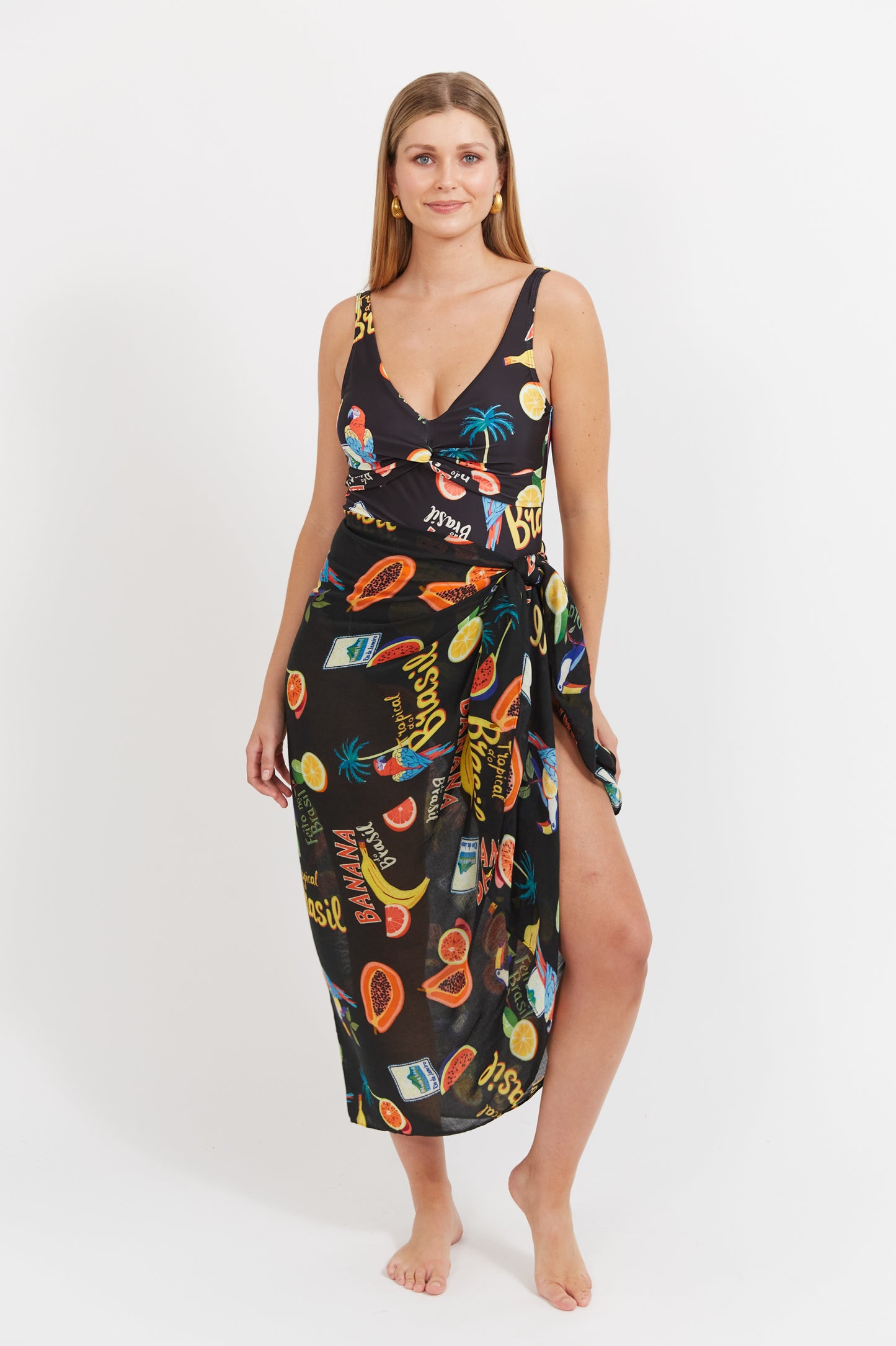 Cabana Sarong - Brasil Black