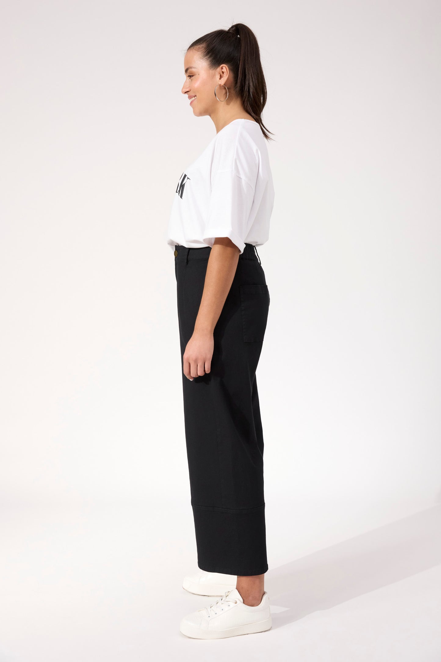 Boston Logo T-shirt from The Haven Co - New York White Tee