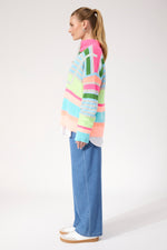 Alaska Stripe Jumper from The Haven Co - Neon