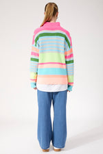Alaska Stripe Jumper from The Haven Co - Neon