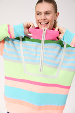 Alaska Stripe Jumper from The Haven Co - Neon