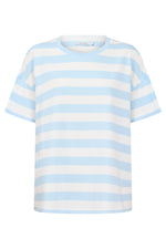 Columbus Stripe T-shirt from The Haven Co - Baby blue