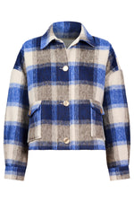 Fargo Cropped Jacket from The Haven Co - Blue