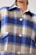 Fargo Cropped Jacket from The Haven Co - Blue