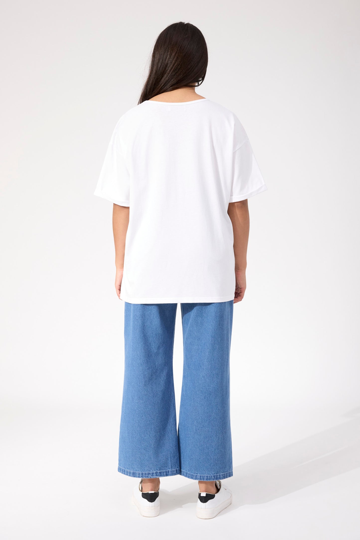 Boston Logo T-shirt from The Haven Co - New York White Tee