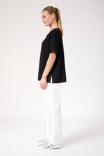Boston Logo T-shirt from The Haven Co - Black Paris Tee