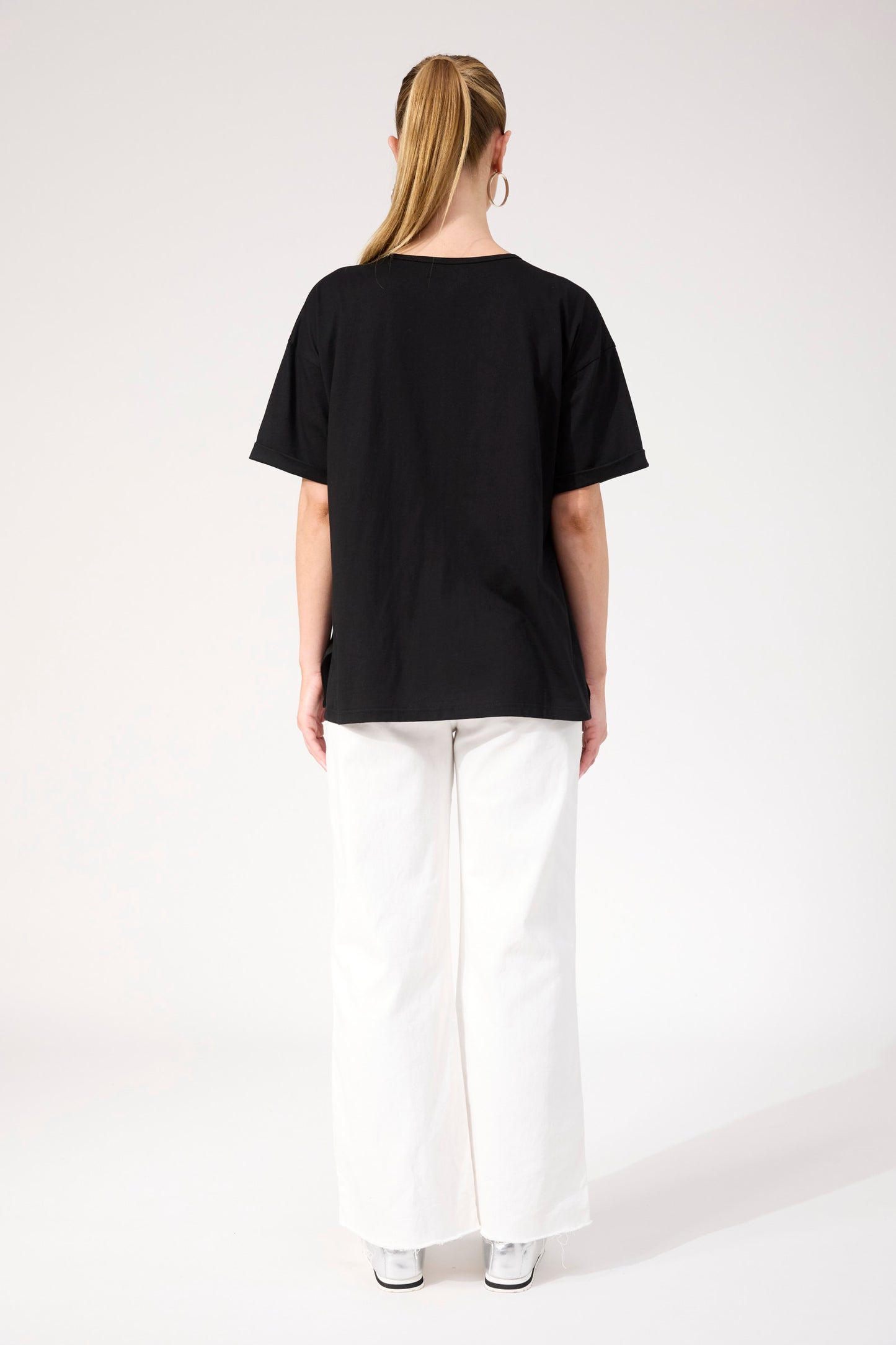 Boston Logo T-shirt from The Haven Co - Black Paris Tee